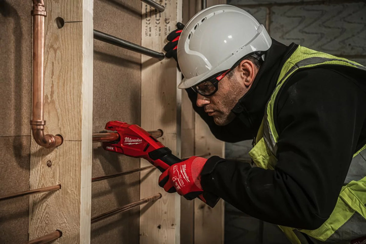 Milwaukee M12 PCSS-202C 12V Li-ion Accu pijpsnijder set (2x 2.0Ah accu) in koffer - RAPTOR - roestvast staal