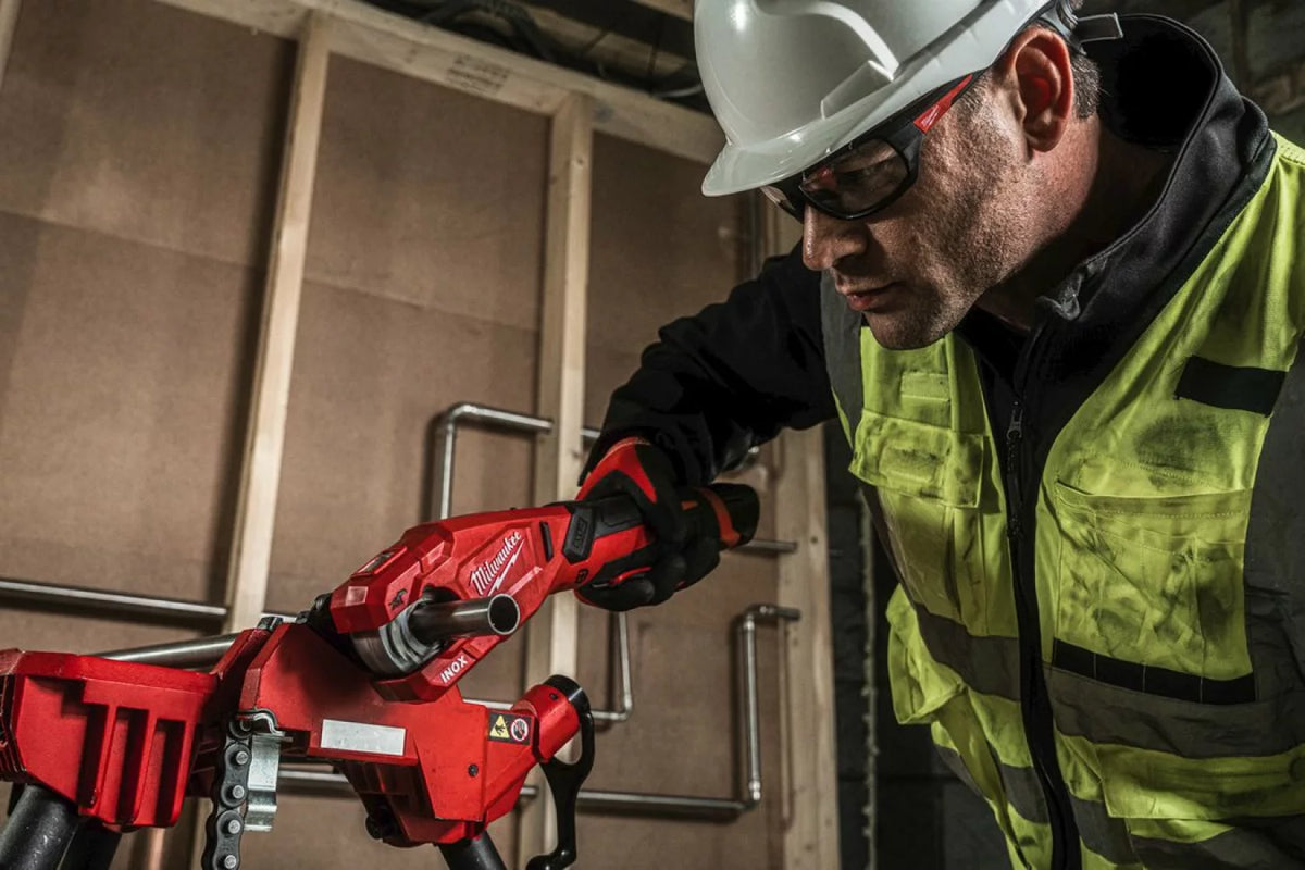 Milwaukee M12 PCSS-202C 12V Li-ion Accu pijpsnijder set (2x 2.0Ah accu) in koffer - RAPTOR - roestvast staal